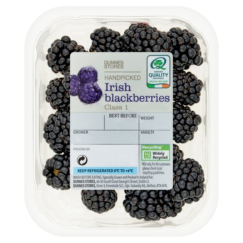 Dunnes Stores Handpicked Irish Blackberries 125g