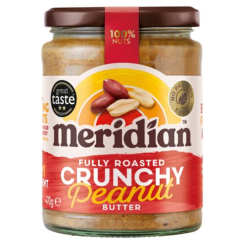Meridian Crunchy Peanut Butter 470g 
