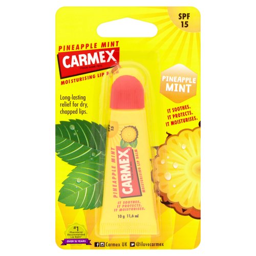 Carmex Pineapple Mint Moisturising Lip Balm SPF 15 11.6ml