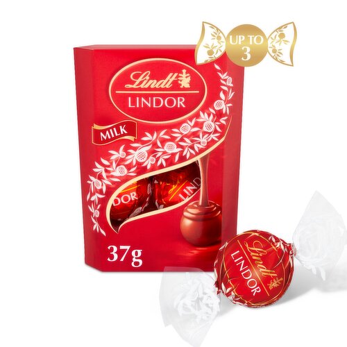 Lindt Lindor Milk Chocolate Truffles Treat Box 37g