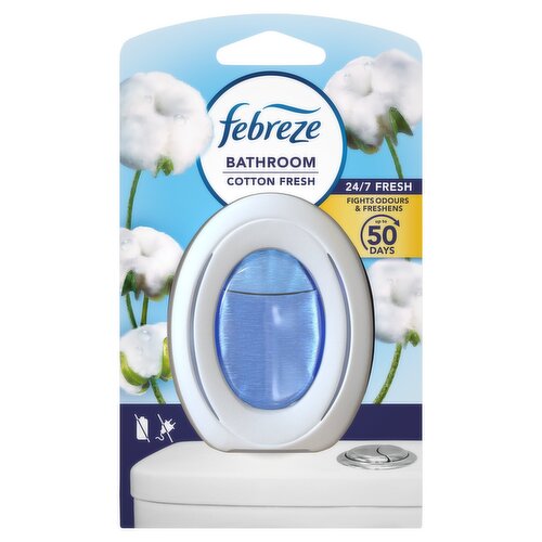Febreze Bathroom Continuous Air Freshener Cotton Fresh 1Ct