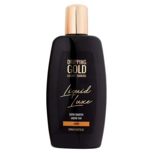 Dripping Gold Luxury Tanning Dark Liquid Luxe Satin Smooth Liquid Tan 150ml