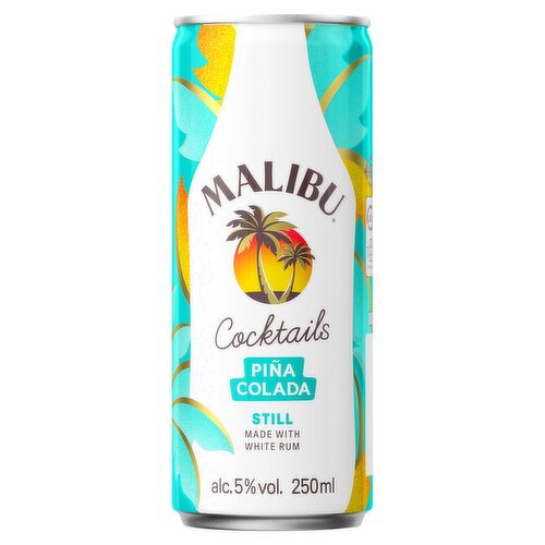 Malibu Pre-Mixed Piña Colada Rum Drink 250ml