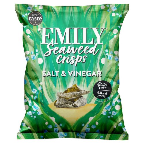 Emily Seaweed Crisps Salt & Vinegar 18g