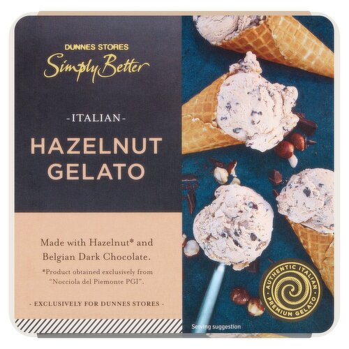 Dunnes Stores Simply Better Italian Hazelnut Gelato 350g