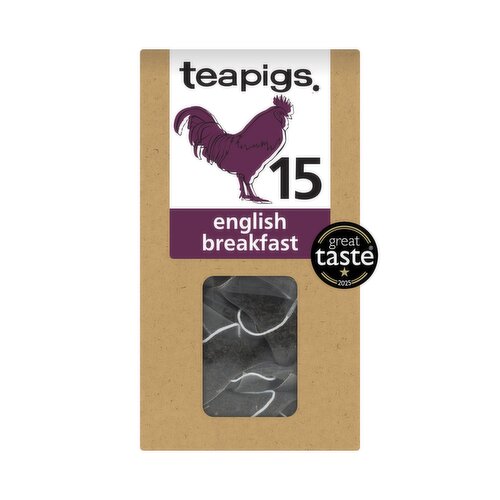 Teapigs English Breakfast Tea Temples 15 x 3.3g (49.5g)