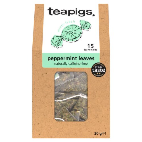 Teapigs Peppermint Leaves Tea Temples 15 x 2g (30g)