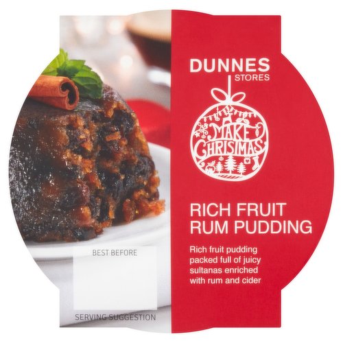 Dunnes Stores Rich Fruit Rum Pudding 100g