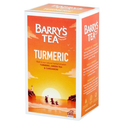 Barry's Tea Turmeric 20s Teabags 36g