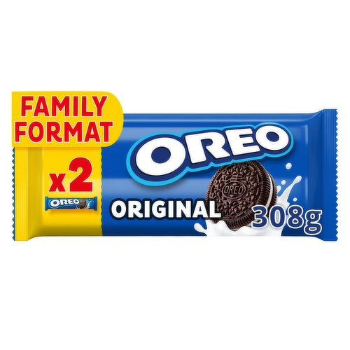 OREO Original Vanilla Sandwich Cookies made with cocoa 2x 154 g