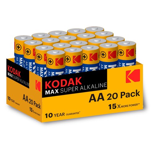 Kodak Alkaline Max AA 20Pk