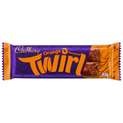 Cadbury Twirl Orange Chocolate Bar 43 g