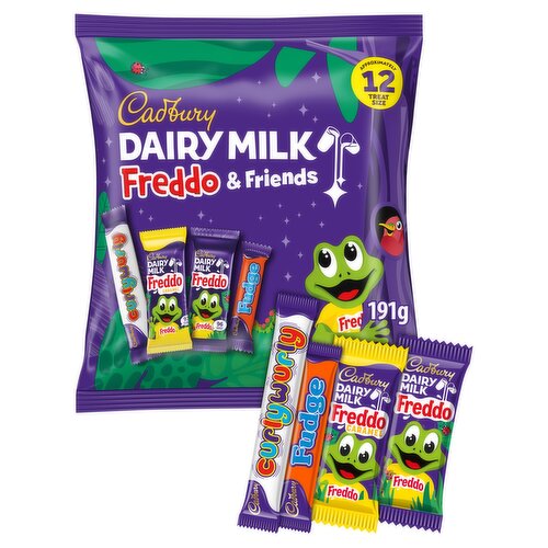 Cadbury Dairy Milk Freddo & Friends Treatsize Chocolate Bag 191g