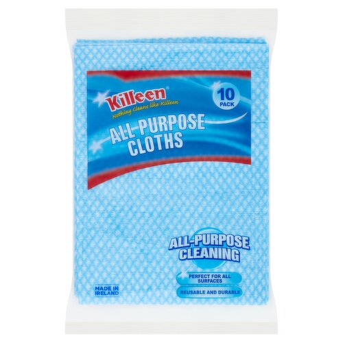 Killeen 10 All Purpose Cloths