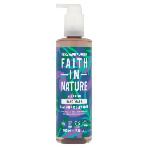 Faith in Nature Relaxing Lavender & Geranium Hand Wash 400ml