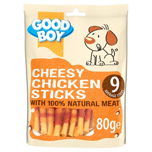 Good Boy Pawsley & Co. Cheesy Chicken Sticks 80g