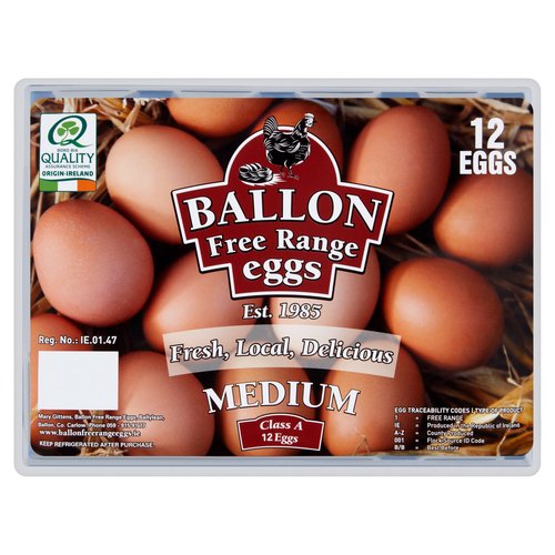 Ballon 12 Free Range Eggs Medium
