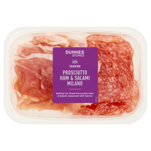 Dunnes Stores Sharing Prosciutto Ham & Salami Milano 80g