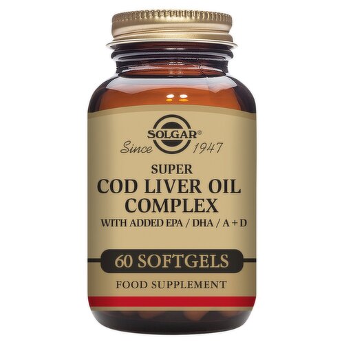 Solgar Super Cod Liver Oil Complex 60 Softgels