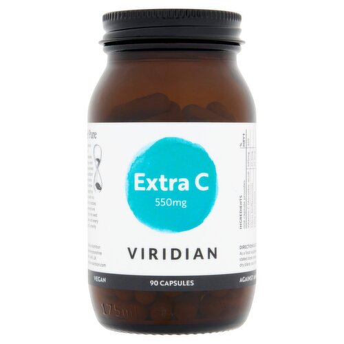 Viridian Extra C 550mg 90 Capsules