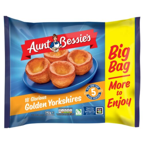 Aunt Bessie's 18 Glorious Golden Yorkshire Puddings 342g