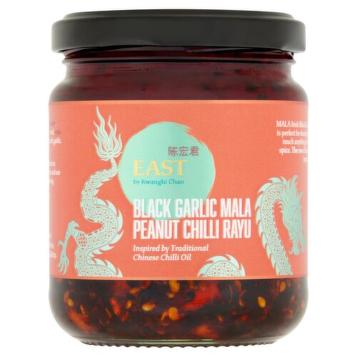 Kwanghi Chan East Black Garlic Mala Peanut Chilli Rayu 189g