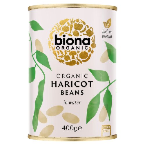 Biona Organic Haricot Beans in Water 400g