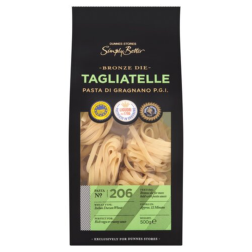 Dunnes Stores Simply Better Bronze Die Tagliatelle 500g