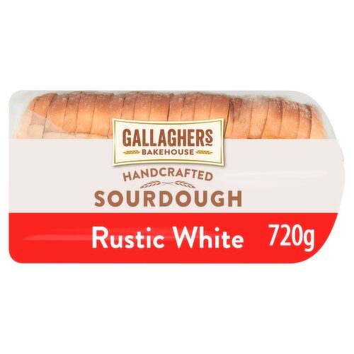 Gallaghers Bakehouse Handcrafted Sourdough Rustic White 720g