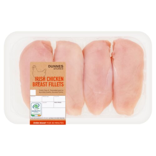 Dunnes Stores Irish Chicken Breast Fillets 610g