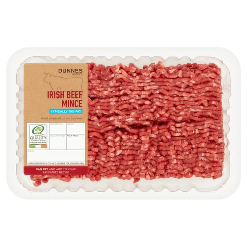 Dunnes Stores Irish Beef Mince - Typically 10% Fat 680g