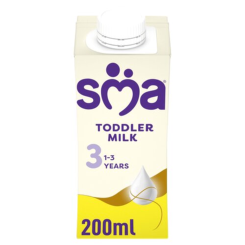 SMA® 3 Toddler Baby Milk Ready to Drink Liquid Formula 1-3 Years 200ml 