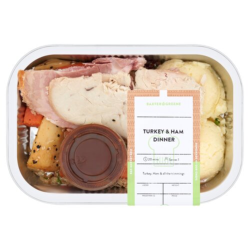 Baxter & Greene Turkey & Ham Dinner 510g