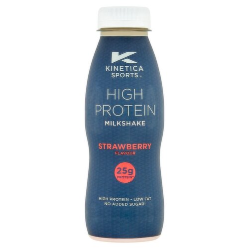 Kinetica Sports Strawberry Flavour High Protein Milkshake 330ml