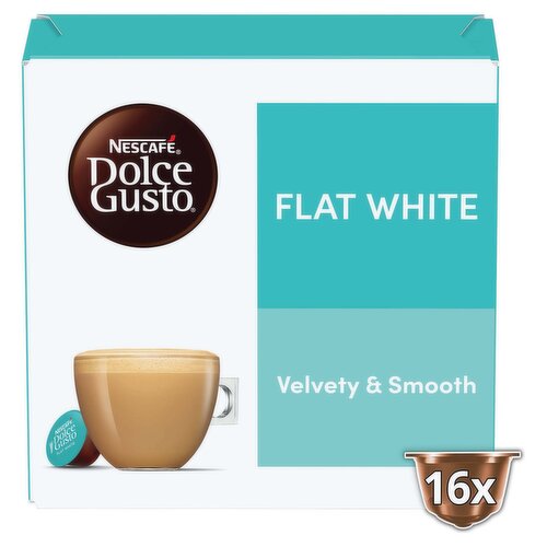 Nescafé Dolce Gusto Flat White Coffee Pods x16 (16 Servings)
