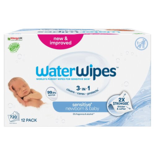 WaterWipes Original Baby Wipes 720 wipes