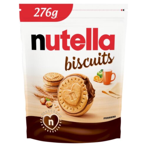 Nutella Biscuits 20 Pieces 276g - Crunchy Biscuits filled with Nutella