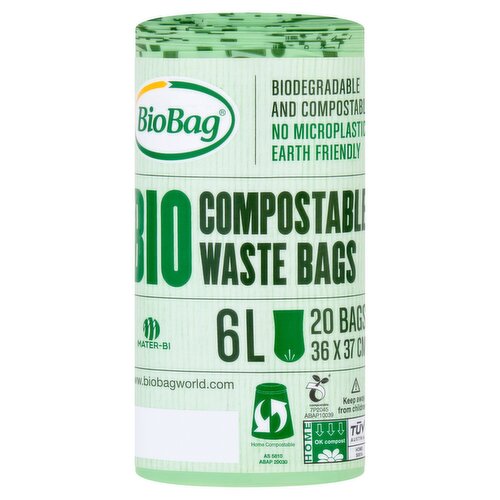 BioBag Compostable Waste Bags 6L