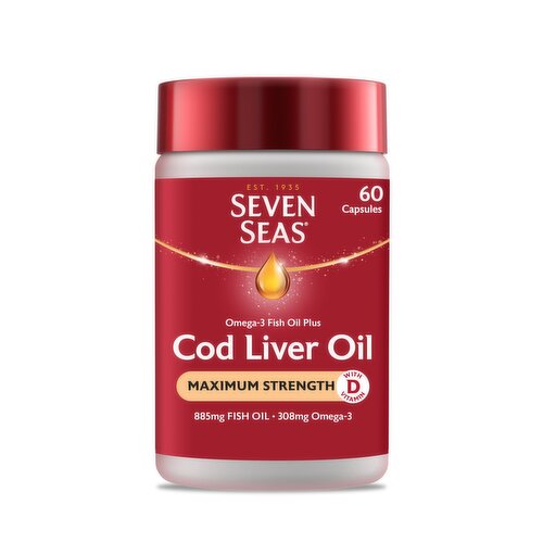 Seven Seas Cod Liver Oil Max Strength