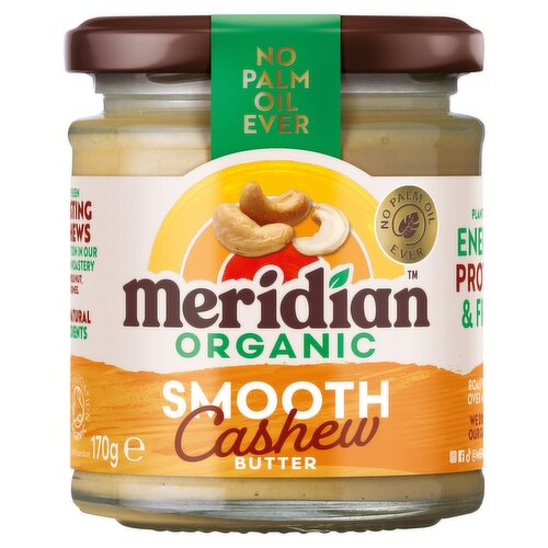 Meridian Organic Smooth Cashew Butter 170g