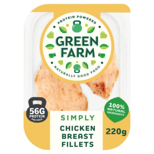 Green Farm Simply Chicken Breast Fillets 220g