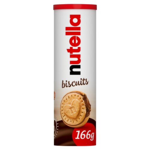 Nutella Hazelnut Chocolate Spread Filled Biscuits Tube 166g