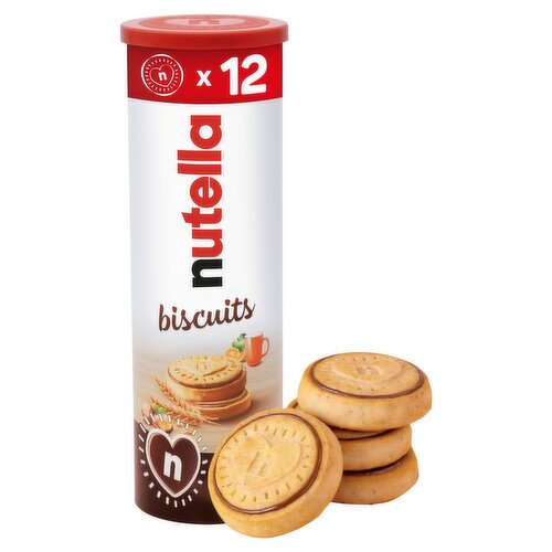 Nutella Hazelnut Chocolate Spread Filled Biscuits Tube 166g