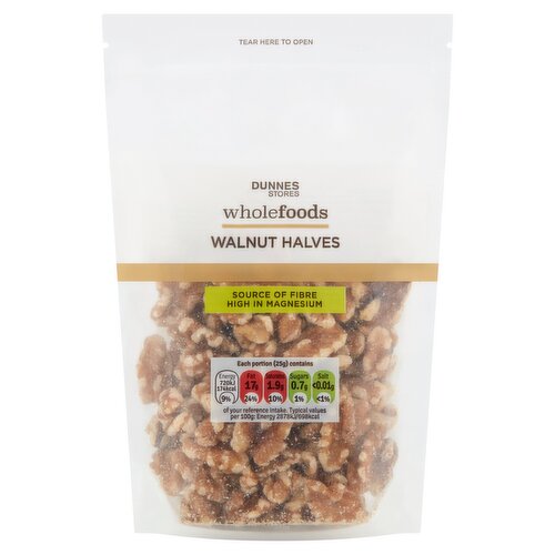 Dunnes Stores Wholefoods Walnut Halves 150g