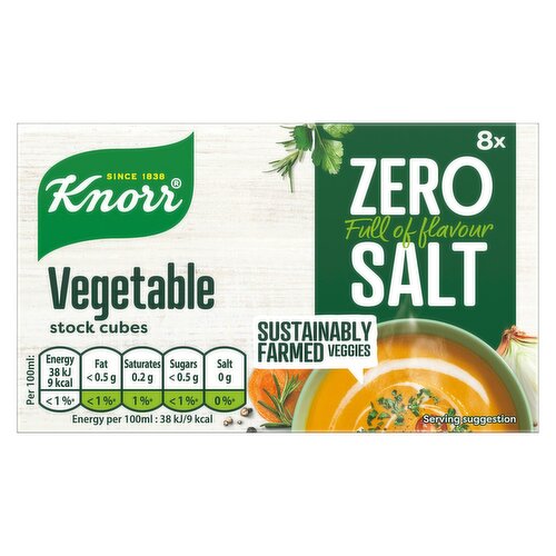 Knorr Vegetable Stock Cubes 8x 9 g