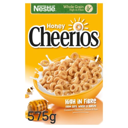Nestlé Cheerios Honey Multigrain Hoop Breakfast Cereal 575g
