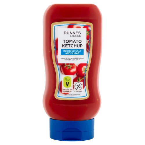 Dunnes Stores Reduced Salt and Sugar Tomato Ketchup 460g - Dunnes Stores