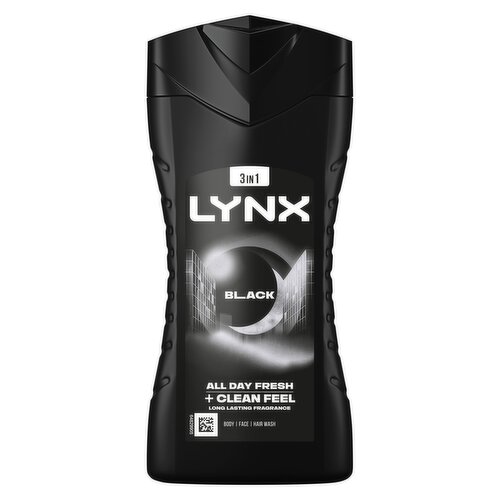 Lynx Black 3-in-1 Body Wash 225 ml