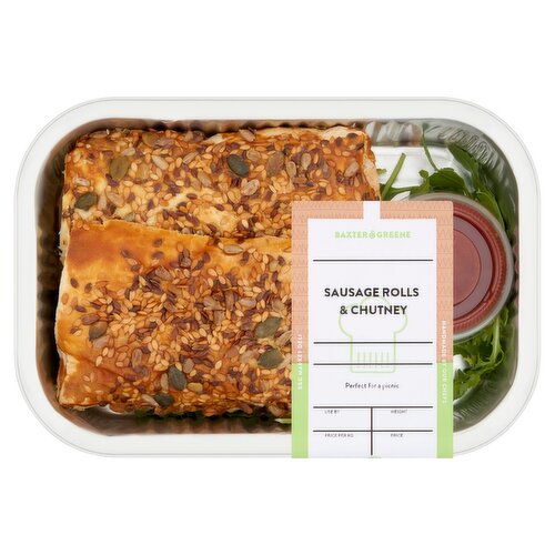 Baxter & Greene Sausage Rolls & Chutney 470g