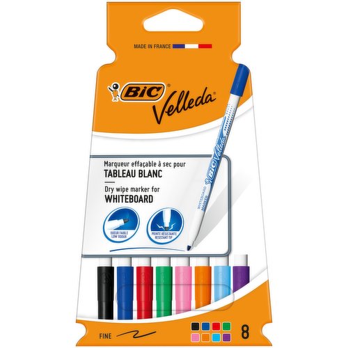 BIC Velleda Whiteboard Markers x8